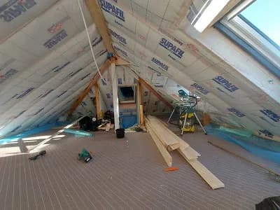 Etterisolering av loft i Trondheim